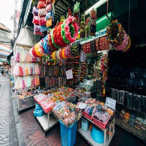 Cosmetics stall