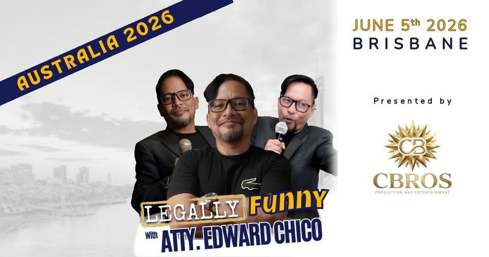 Brisbane Tour - Legally Funny w/ Atty. Edward Chico